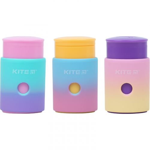 Точилка з контейнером Kite Sunset K21-368, асорті
