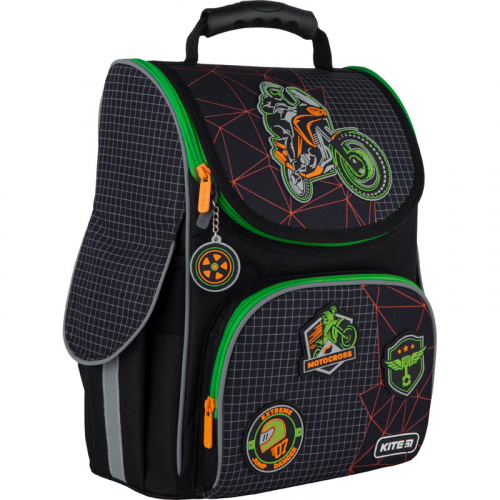 Шкільний Набір Рюкзак + Пенал + Сумка для взуття Kite Education Motocross SET_K21-501S-2