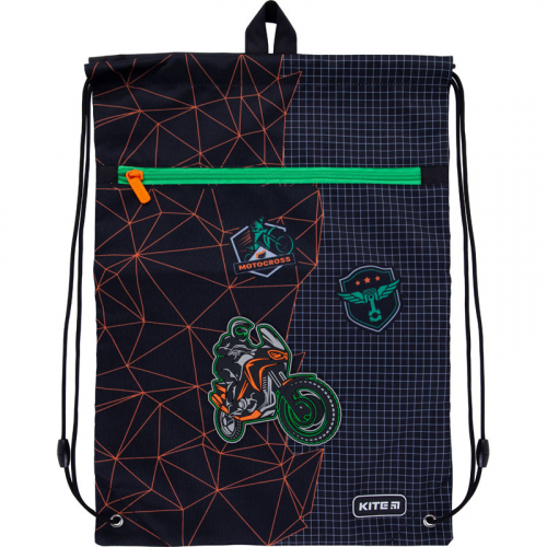 Сумка для взуття з кишенею Kite Education Motocross K21-601M-2