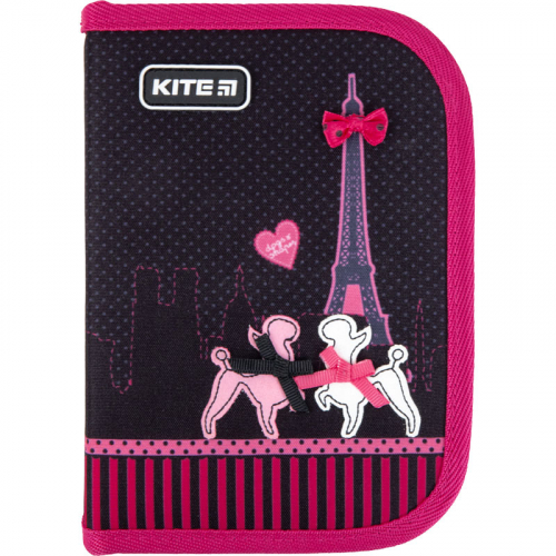 Пенал без наповнення Kite Education Weekend In Paris K21-622-1, 1 відділення, 2 відвороти