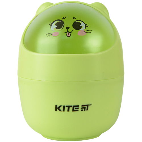Настільний контейнер для сміття Kite K22-010-01, салатовий