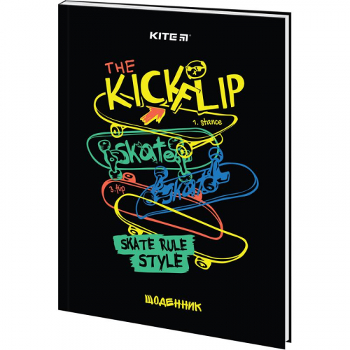 Щоденник шкільний Kite Kick Flip K22-262-9, тверда обкладинка