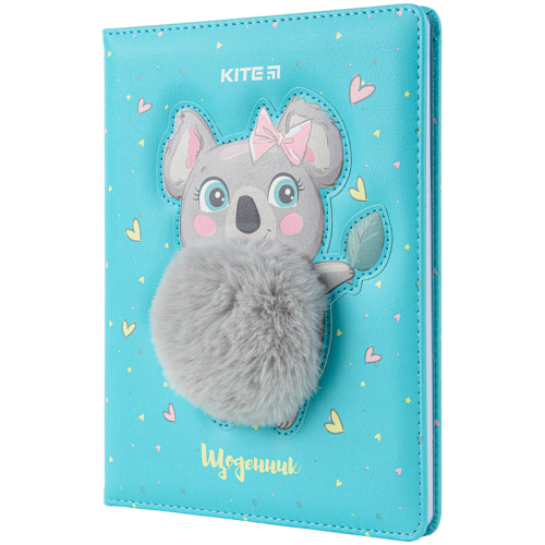 Щоденник шкільний Kite Pretty koala K22-264-8, тверда обкладинка, PU