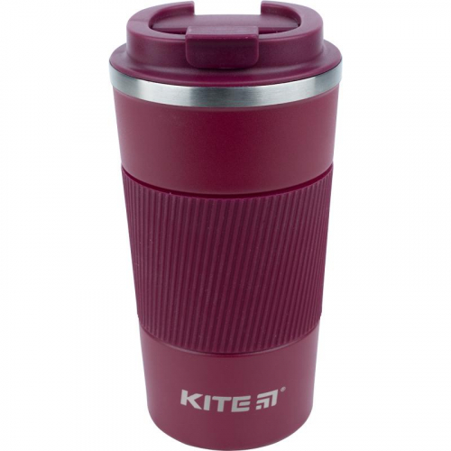 Термокружка Kite K22-458-02, 510 мл, бордова