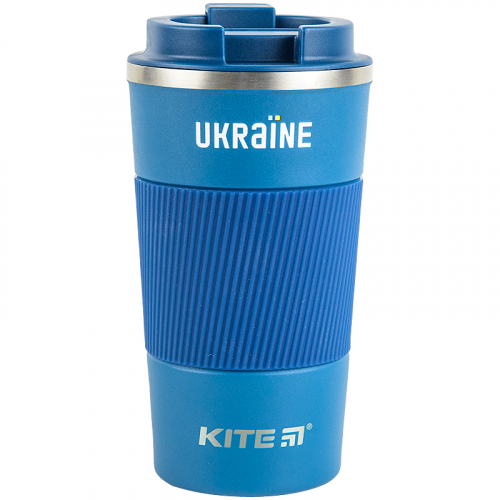 Термокружка Kite Ukraїne K22-458-05, 510 мл, синя