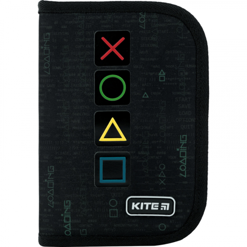 Пенал без наповнення Kite Play Time K22-622-10, 1 відділення, 2 відвороти