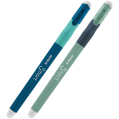 Ручка гелева "пиши-стирай" Kite Smart K23-098-1, синя