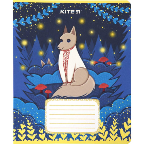 Зошит шкільний Kite Лісова казка K23-232-2, 12 аркушів, клітинка