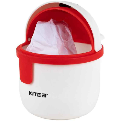 Настільний контейнер для сміття Kite K24-009-2, білий