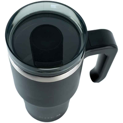 Термокружка з ручкою Kite K24-1207-1, 600 мл, чорна