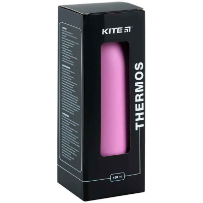 Термос Kite K24-1208-2, 450 мл, рожевий