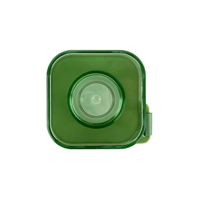 Пляшечка для води квадратна Kite K24-1209-2, 550 мл, зелена