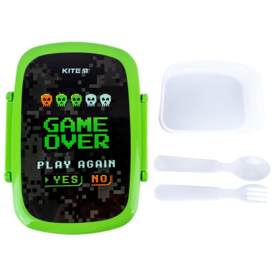 Ланчбокс з наповненням Kite Game over K24-163-1, 750 мл
