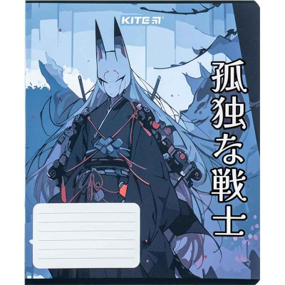 Тетрадь школьная Kite Anime K24-237, 18 листов, в линию