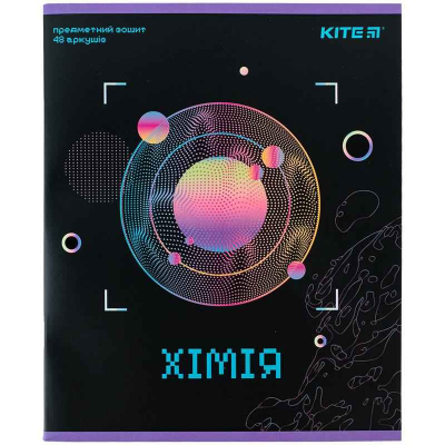 Зошит предметний Kite Neo K24-240-14, 48 аркушів, клітинка, хімія
