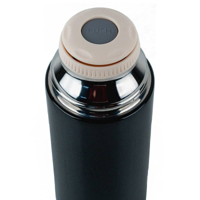 Термос Kite Pearl K24-302-1, 350 мл, чорний