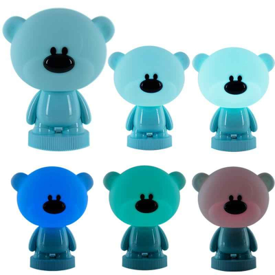 Світильник-нічник LED з акумулятором Bear Kite K24-490-2-3, блакитний