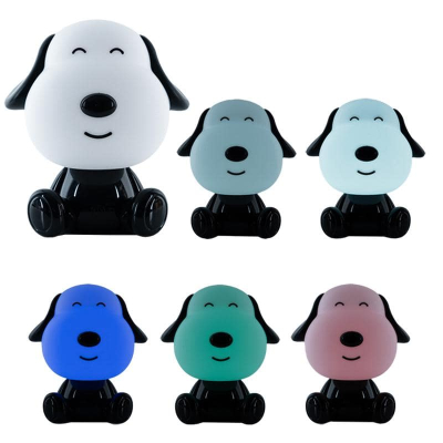 Світильник-нічник LED з акумулятором Doggy Kite K24-491-3-4, чорно-білий