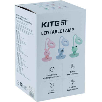 Настільна лампа LED з акумулятором Bear Kite K24-492-2-2, рожевий
