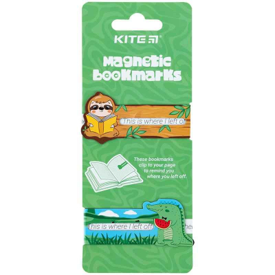 Набір магнітних закладок-індикаторів Kite Smart Animals K24-496-4