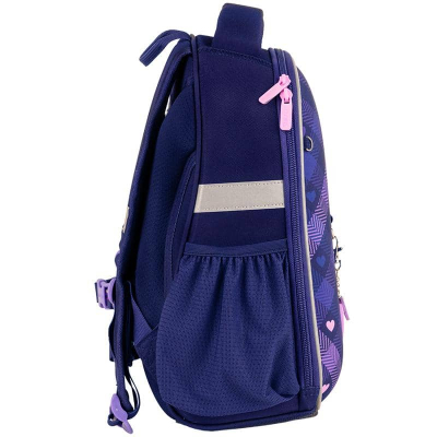 Рюкзак шкільний каркасний Kite Education Check and Hearts K24-555S-1