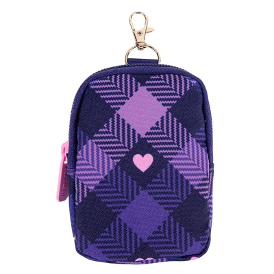 Шкільний набір Kite Check and Hearts SET_K24-555S-1 (рюкзак, пенал, сумка)