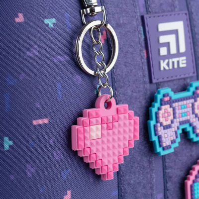 Шкільний набір Kite Pixel Love SET_K24-555S-3 (рюкзак, пенал, сумка)