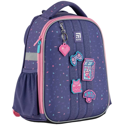Шкільний набір Kite Pixel Love SET_K24-555S-3 (рюкзак, пенал, сумка)