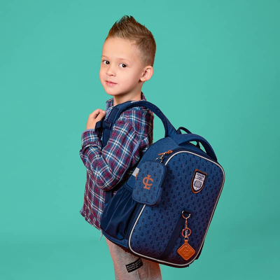 Шкільний набір Kite College Line boy SET_K24-555S-4 (рюкзак, пенал, сумка)