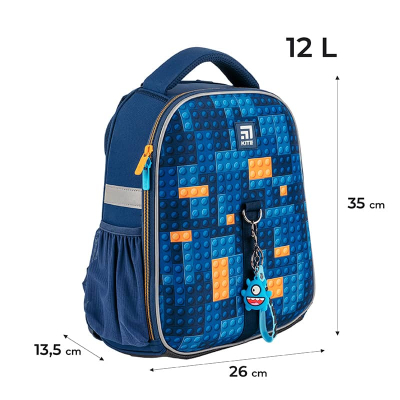Шкільний набір Kite Blocks SET_K24-555S-6 (рюкзак, пенал, сумка)