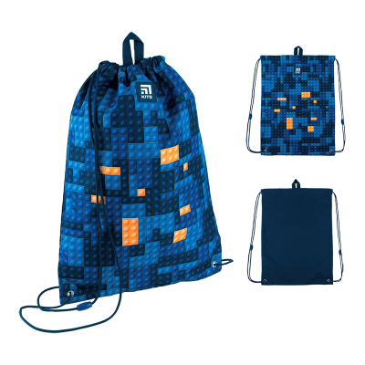 Шкільний набір Kite Blocks SET_K24-555S-6 (рюкзак, пенал, сумка)