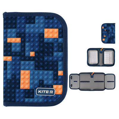 Шкільний набір Kite Blocks SET_K24-555S-6 (рюкзак, пенал, сумка)