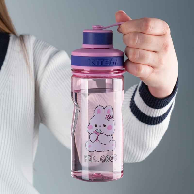 Пляшечка для води Kite Feel Good K25-397-2, 500 мл, лілова