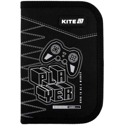 Пенал школьный Kite Player K25-622-6 без наполнения,1 отделение, 2 отворота
