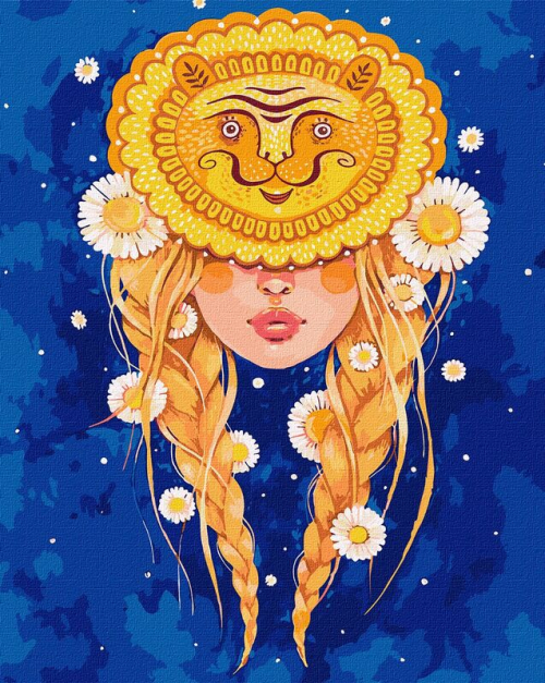 Картина за номерами Ідейка Лев ©lesya_nedzelska_art KHO2599, 40х50 см