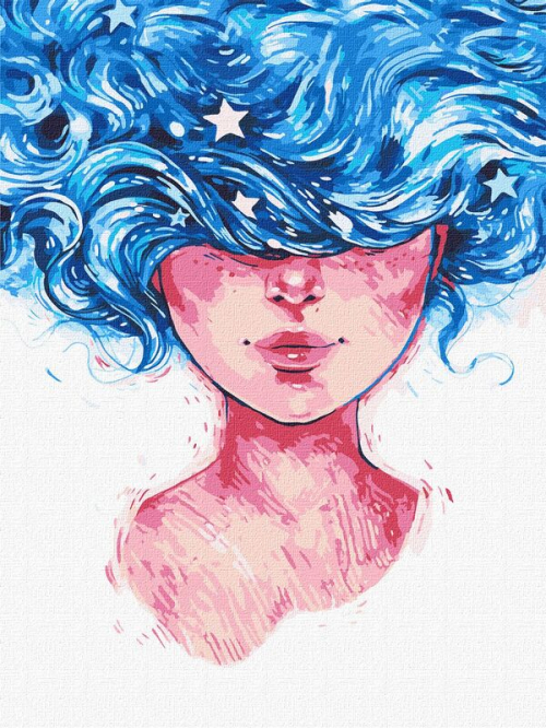 Картина за номерами Ідейка Зоряна уява ©lesya_nedzelska_art KHO4944