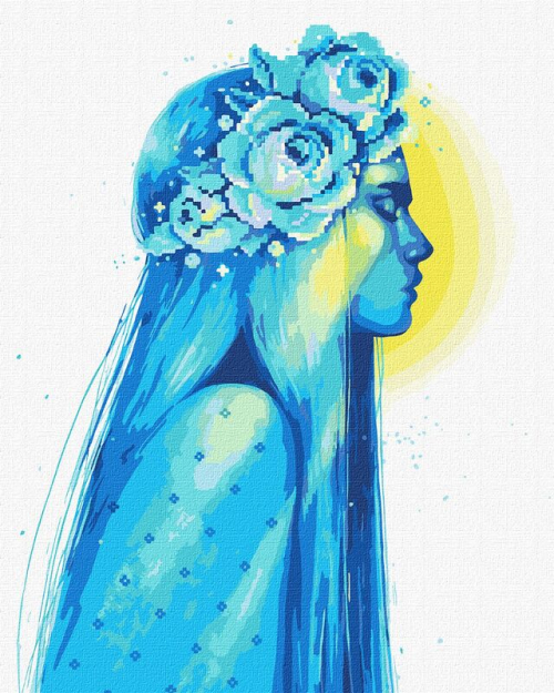 Картина за номерами Ідейка Промінь життя ©lesya_nedzelska_art KHO4974