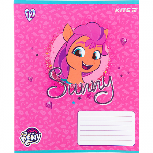 Зошит шкільний Kite My Little Pony LP22-235, 12 аркушів, коса лінія