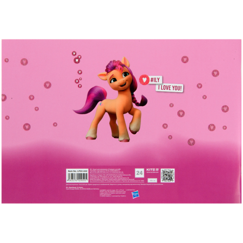 Зошит для малювання Kite My Little Pony LP22-242, 24 аркуша