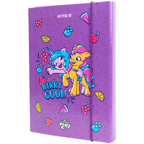 Папка для зошитів на гумці Kite My Little Pony LP23-210, картон