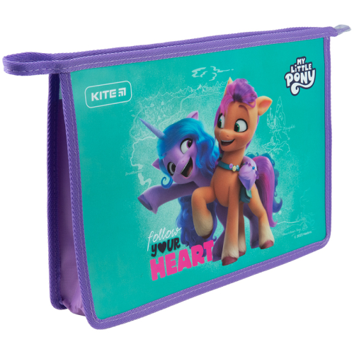 Папка на блискавці Kite My Little Pony LP23-428, A4+