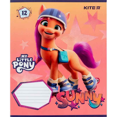 Зошит шкільний Kite My Little Pony LP24-235, 12 аркушів, коса лінія