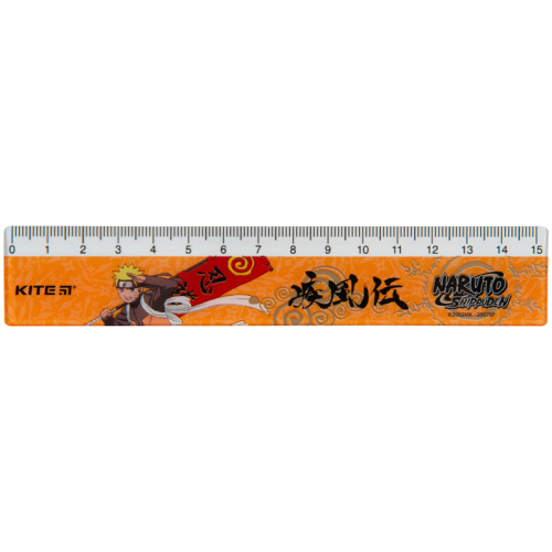 Лінійка пластикова Kite Naruto NR23-090, 15 см