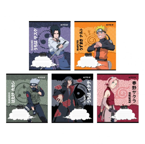 Зошит шкільний Kite Naruto NR23-234, 12 аркушів, лінія