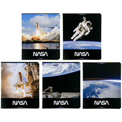 Зошит шкільний Kite NASA NS22-259-1, 48 аркушів, клітинка