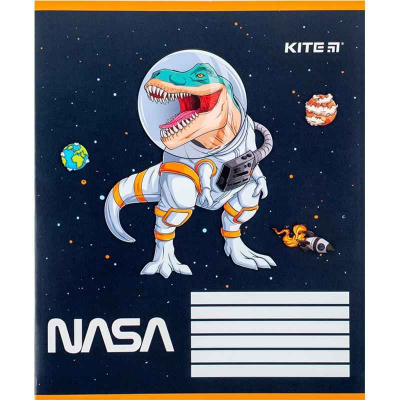 Зошит шкільний Kite NASA NS24-235, 12 аркушів, коса лінія