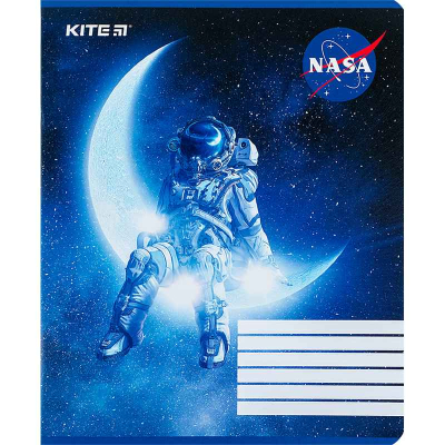 Зошит шкільний Kite NASA NS24-236, 18 аркушів, клітинка