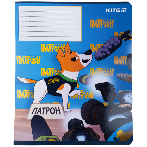 Зошит шкільний Kite Patron PN23-236, 18 аркушів, клітинка