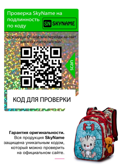 Рюкзак шкільний ортопедичний SkyName R1-024