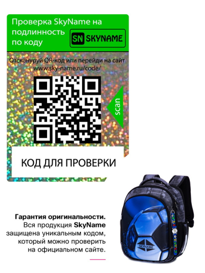 Рюкзак шкільний ортопедичний SkyName R4-416